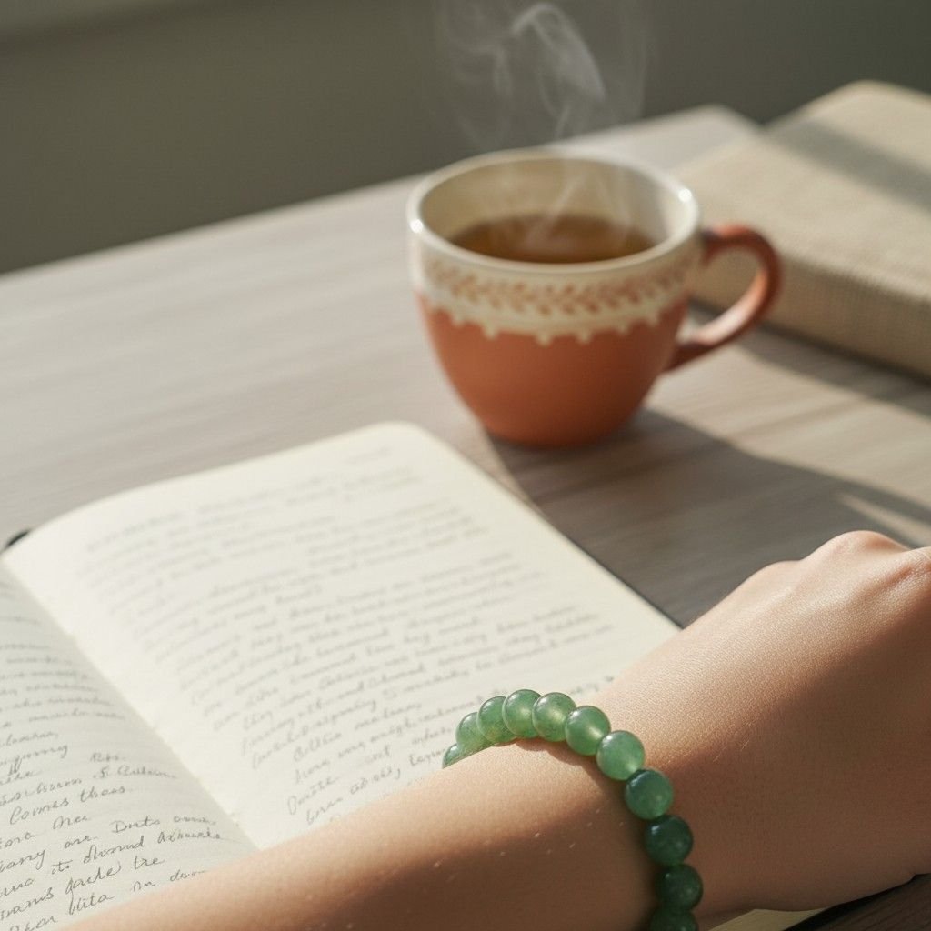 Green Aventurine – Luck, Growth & Emotional Balance Bracelet - Image 2