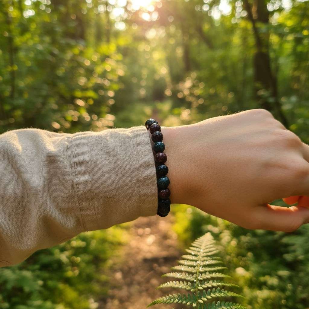 Indian Bloodstone – Strength, Courage & Vital Energy Bracelet - Image 2