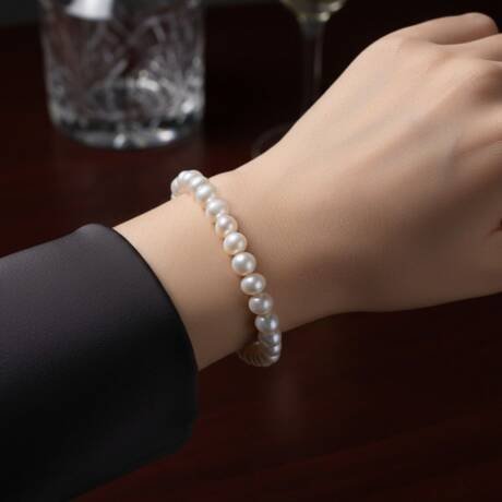 Natural Pearl – Emotional Balance, Purity & Divine Feminine Bracelet
