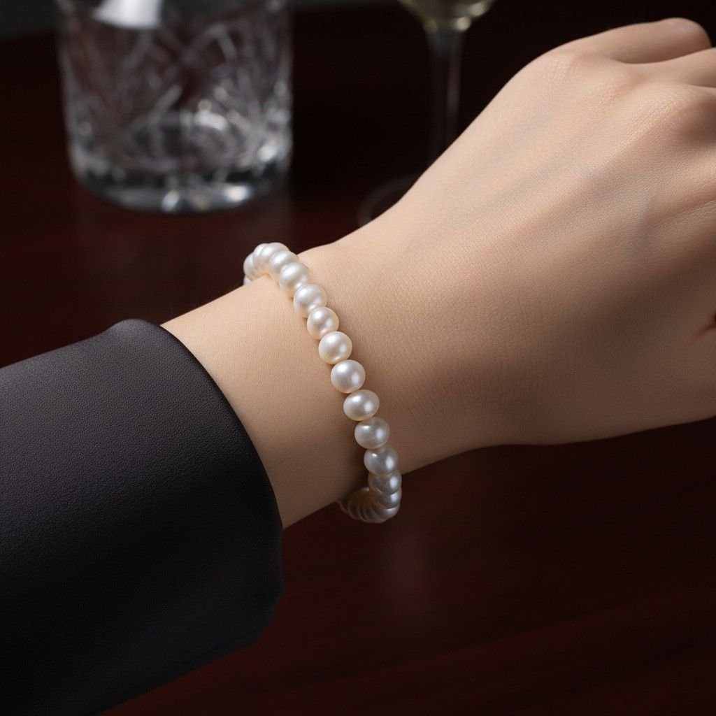 Natural Pearl – Emotional Balance, Purity & Divine Feminine Bracelet