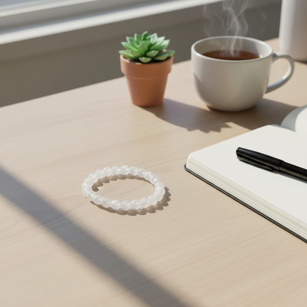 Selenite – Purification, Clarity & Higher Energy Bracelet - Image 3