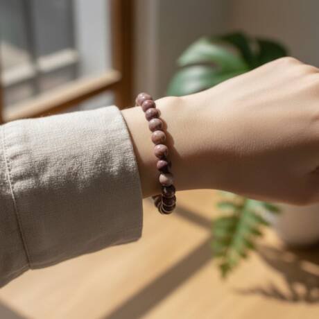 Rhodonite – Emotional Healing, Self-Love & Inner Strength Bracelet